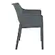DORA DARK GREY ΠΟΛΥΘΡΟΝΑ ΠΟΛ/ΝΙΟΥ 58X59X80εκ.