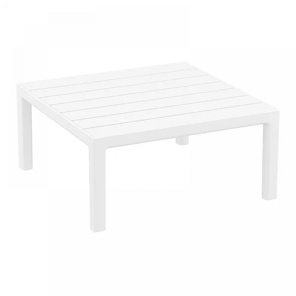 PORTOFINO LOUNGE ΤΡΑΠΕΖΙ WHITE 70X70X33εκ. ΠΟΛ/ΝΙΟΥ