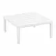 PORTOFINO LOUNGE ΤΡΑΠΕΖΙ WHITE 70X70X33εκ. ΠΟΛ/ΝΙΟΥ