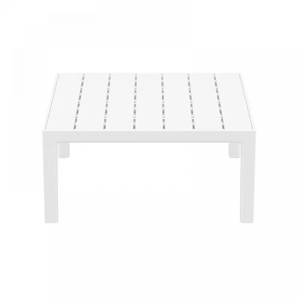 PORTOFINO LOUNGE ΤΡΑΠΕΖΙ WHITE 70X70X33εκ. ΠΟΛ/ΝΙΟΥ