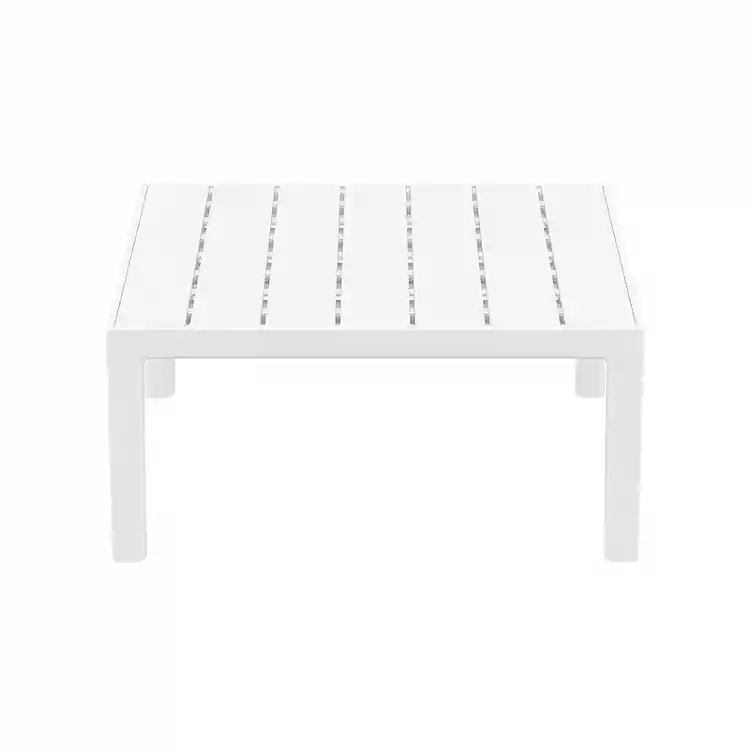 PORTOFINO LOUNGE ΤΡΑΠΕΖΙ WHITE 70X70X33εκ. ΠΟΛ/ΝΙΟΥ