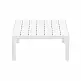 PORTOFINO LOUNGE ΤΡΑΠΕΖΙ WHITE 70X70X33εκ. ΠΟΛ/ΝΙΟΥ