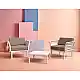 PORTOFINO LOUNGE ΤΡΑΠΕΖΙ WHITE 70X70X33εκ. ΠΟΛ/ΝΙΟΥ