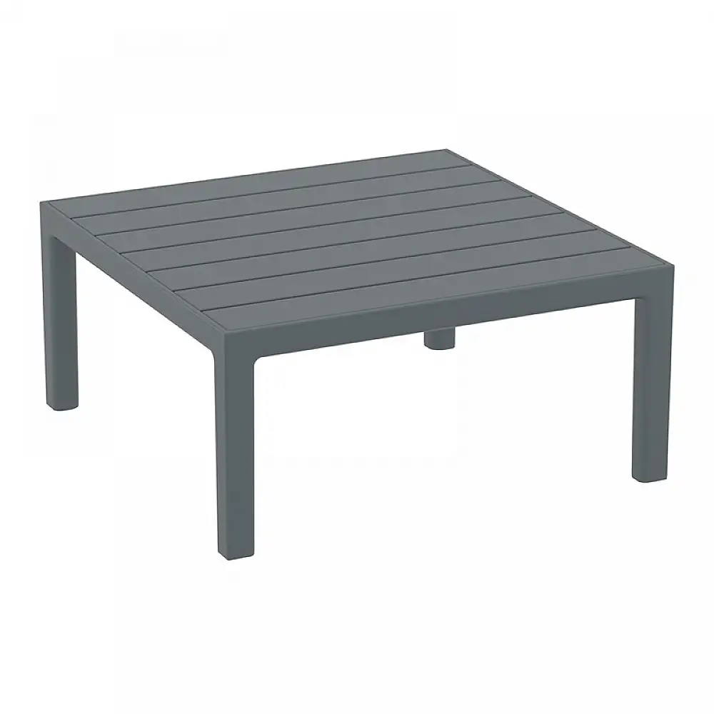 PORTOFINO LOUNGE ΤΡΑΠΕΖΙ DARK GREY 70X70X33εκ. ΠΟΛ/ΝΙΟΥ