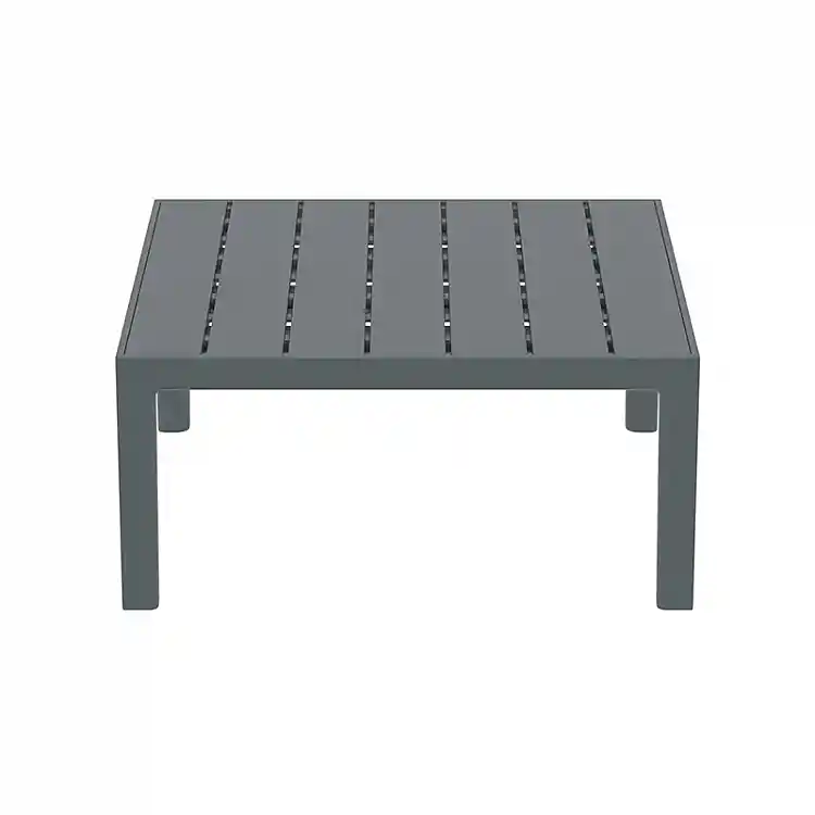 PORTOFINO LOUNGE ΤΡΑΠΕΖΙ DARK GREY 70X70X33εκ. ΠΟΛ/ΝΙΟΥ