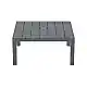 PORTOFINO LOUNGE ΤΡΑΠΕΖΙ DARK GREY 70X70X33εκ. ΠΟΛ/ΝΙΟΥ