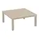 PORTOFINO LOUNGE ΤΡΑΠΕΖΙ TAUPE 70X70X33εκ. ΠΟΛ/ΝΙΟΥ