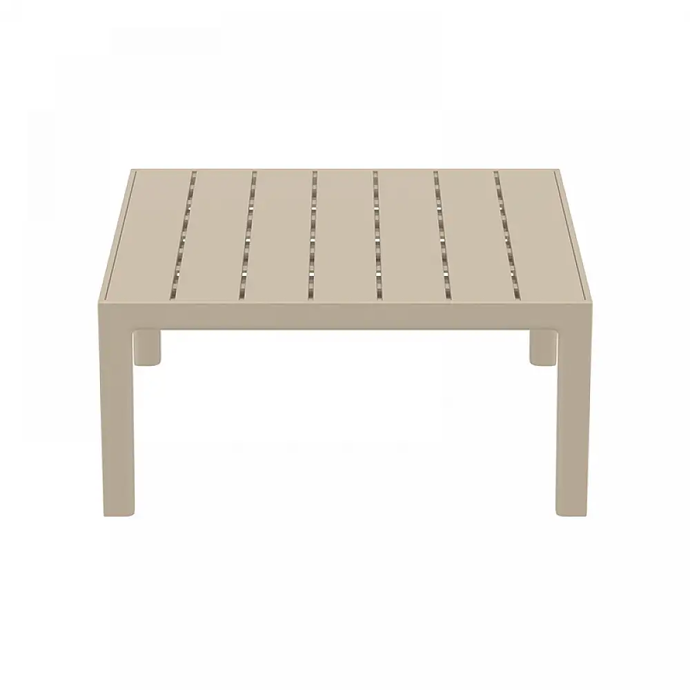 PORTOFINO LOUNGE ΤΡΑΠΕΖΙ TAUPE 70X70X33εκ. ΠΟΛ/ΝΙΟΥ