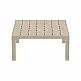 PORTOFINO LOUNGE ΤΡΑΠΕΖΙ TAUPE 70X70X33εκ. ΠΟΛ/ΝΙΟΥ