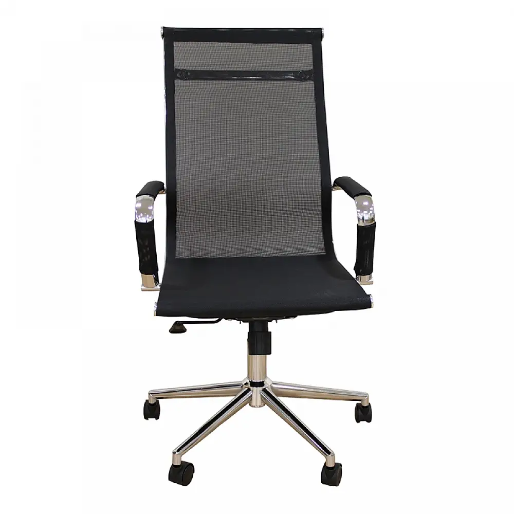 A9954 ΜΑΥΡΟ PU/MESH ΠΟΛΥΘΡΟΝΑ ΓΡΑΦΕΙΟΥ 53X58X46-105/55-115εκ.