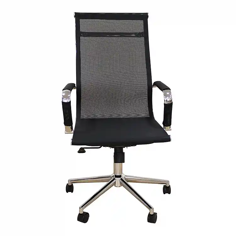 A9954 ΜΑΥΡΟ PU/MESH ΠΟΛΥΘΡΟΝΑ ΓΡΑΦΕΙΟΥ 53X58X46-105/55-115εκ.