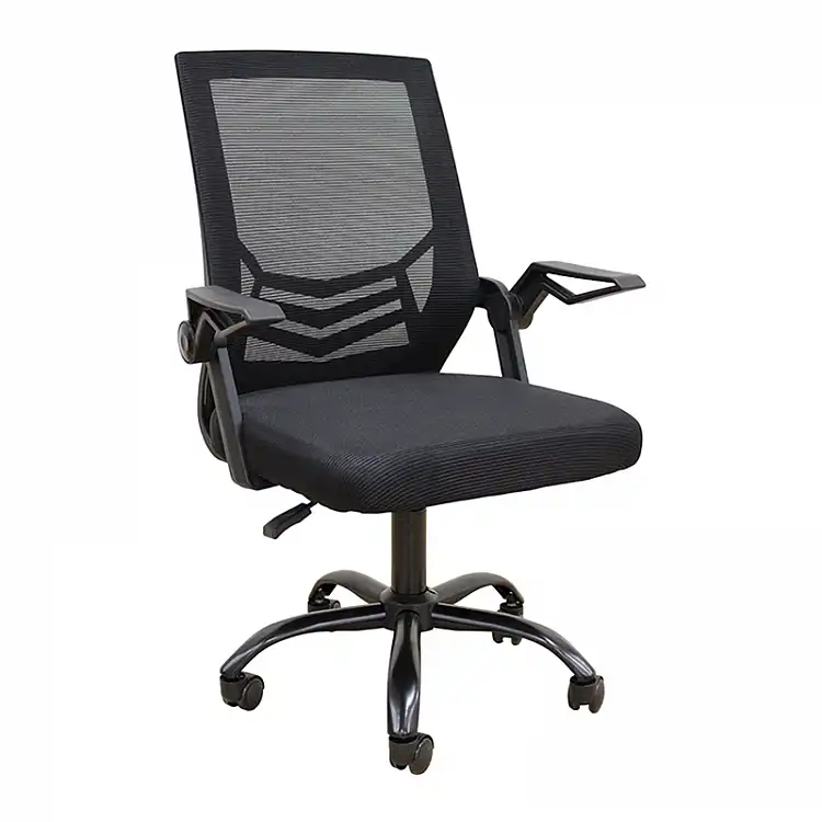 A1830 ΜΑΥΡΟ/ΜΑΥΡΟ MESH ΠΟΛ/ΝΑ ΓΡΑΦΕΙΟΥ 62X54X44-91/53-100εκ.