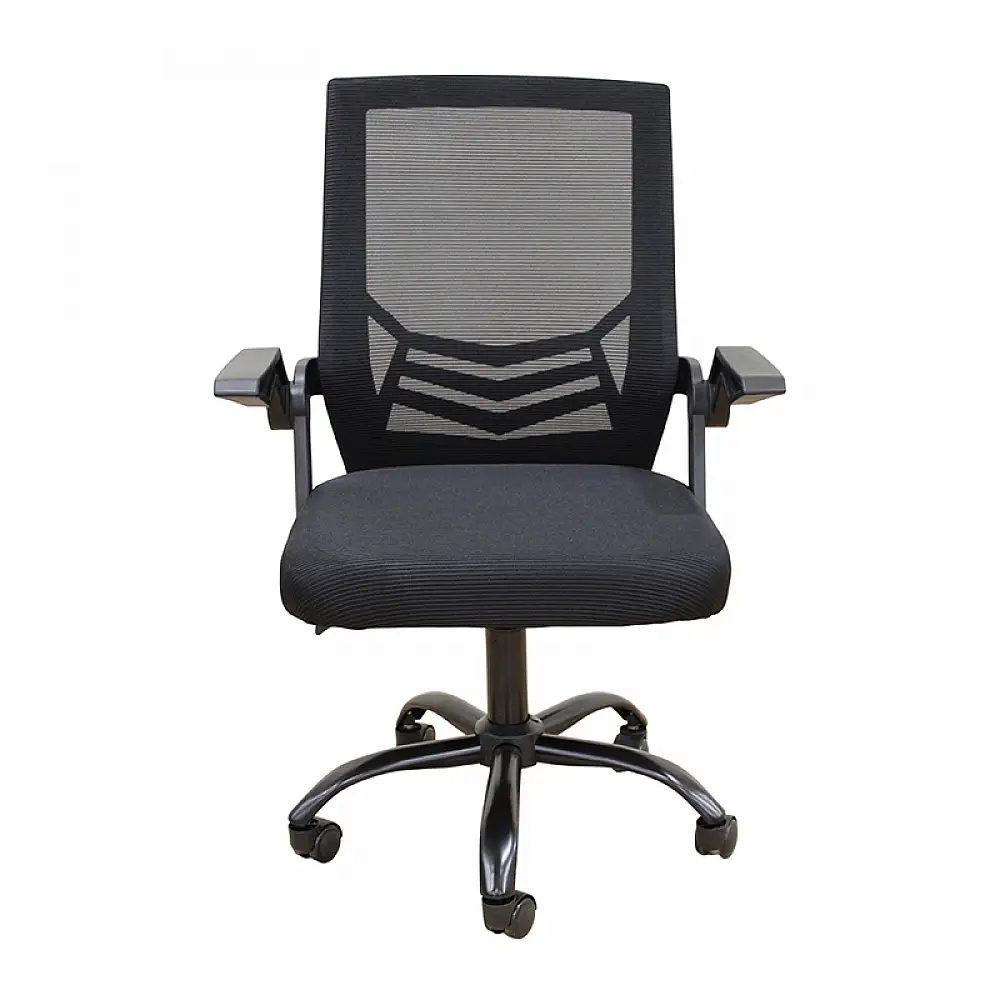 A1830 ΜΑΥΡΟ/ΜΑΥΡΟ MESH ΠΟΛ/ΝΑ ΓΡΑΦΕΙΟΥ 62X54X44-91/53-100εκ.