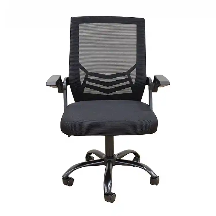 A1830 ΜΑΥΡΟ/ΜΑΥΡΟ MESH ΠΟΛ/ΝΑ ΓΡΑΦΕΙΟΥ 62X54X44-91/53-100εκ.