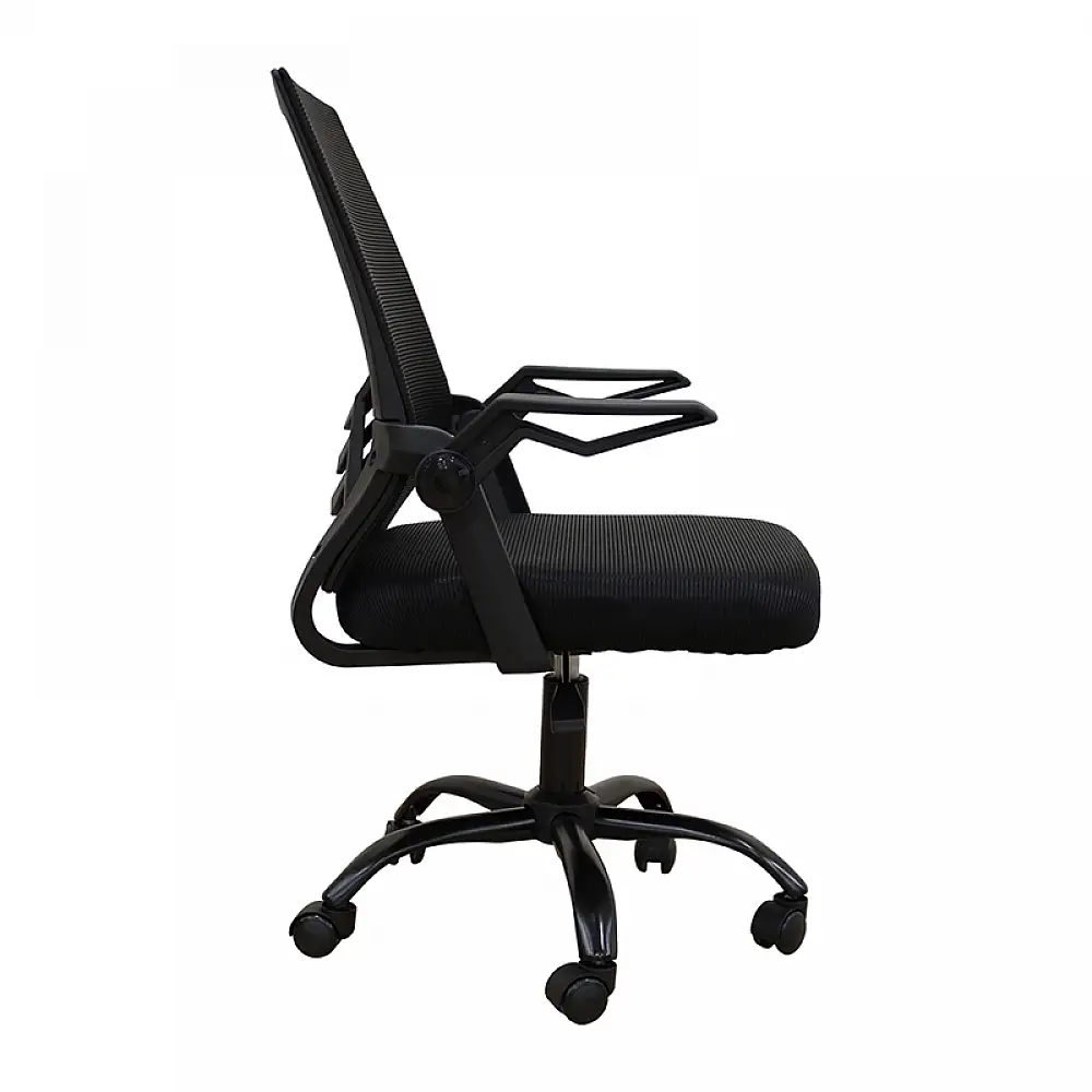 A1830 ΜΑΥΡΟ/ΜΑΥΡΟ MESH ΠΟΛ/ΝΑ ΓΡΑΦΕΙΟΥ 62X54X44-91/53-100εκ.