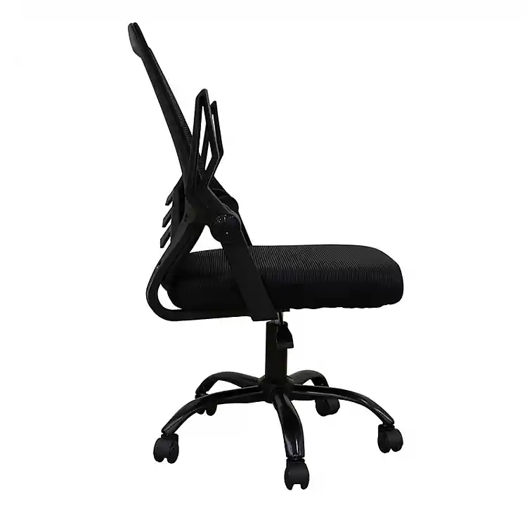 A1830 ΜΑΥΡΟ/ΜΑΥΡΟ MESH ΠΟΛ/ΝΑ ΓΡΑΦΕΙΟΥ 62X54X44-91/53-100εκ.