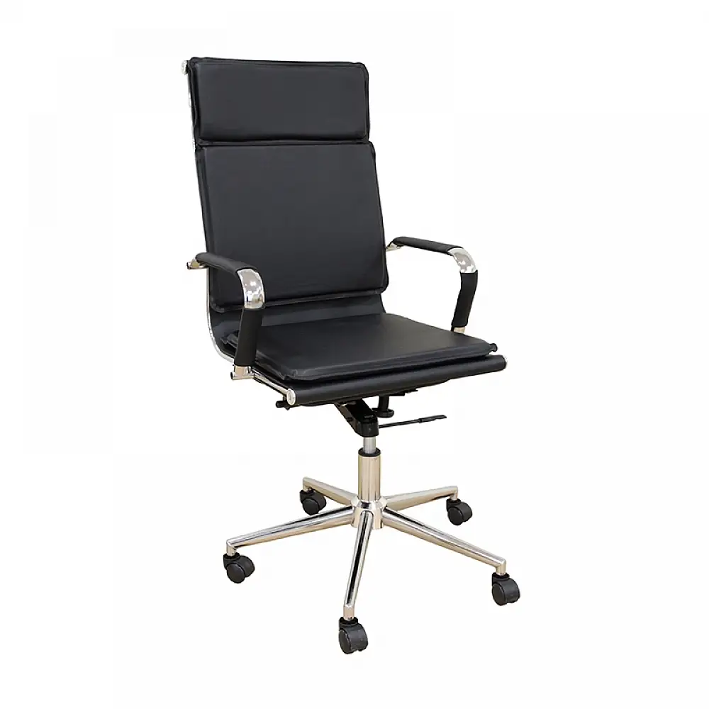 A9952 ΜΑΥΡΟ PU ΠΟΛΥΘΡΟΝΑ ΓΡΑΦΕΙΟΥ 54Χ51Χ54-110/60-123εκ.