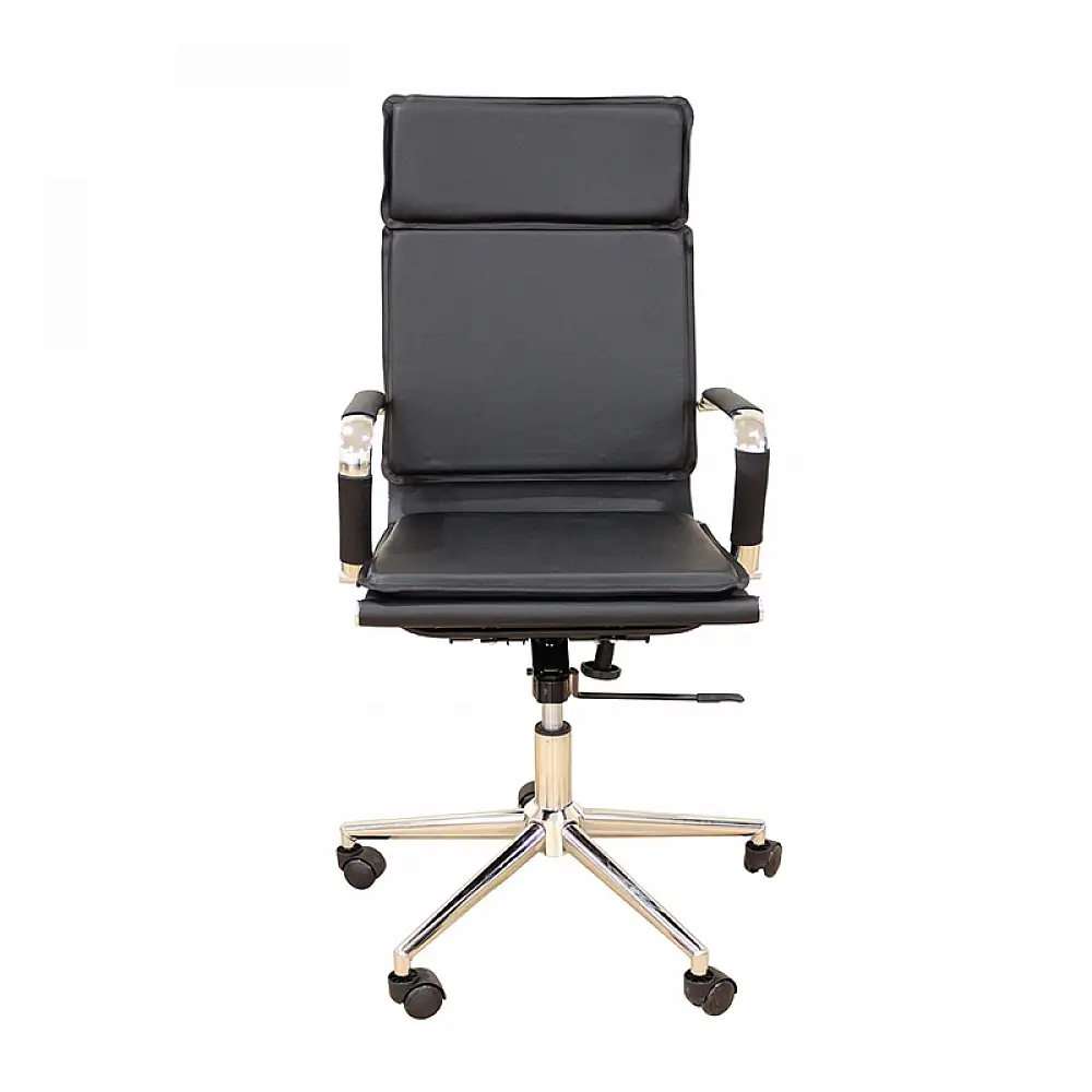 A9952 ΜΑΥΡΟ PU ΠΟΛΥΘΡΟΝΑ ΓΡΑΦΕΙΟΥ 54Χ51Χ54-110/60-123εκ.