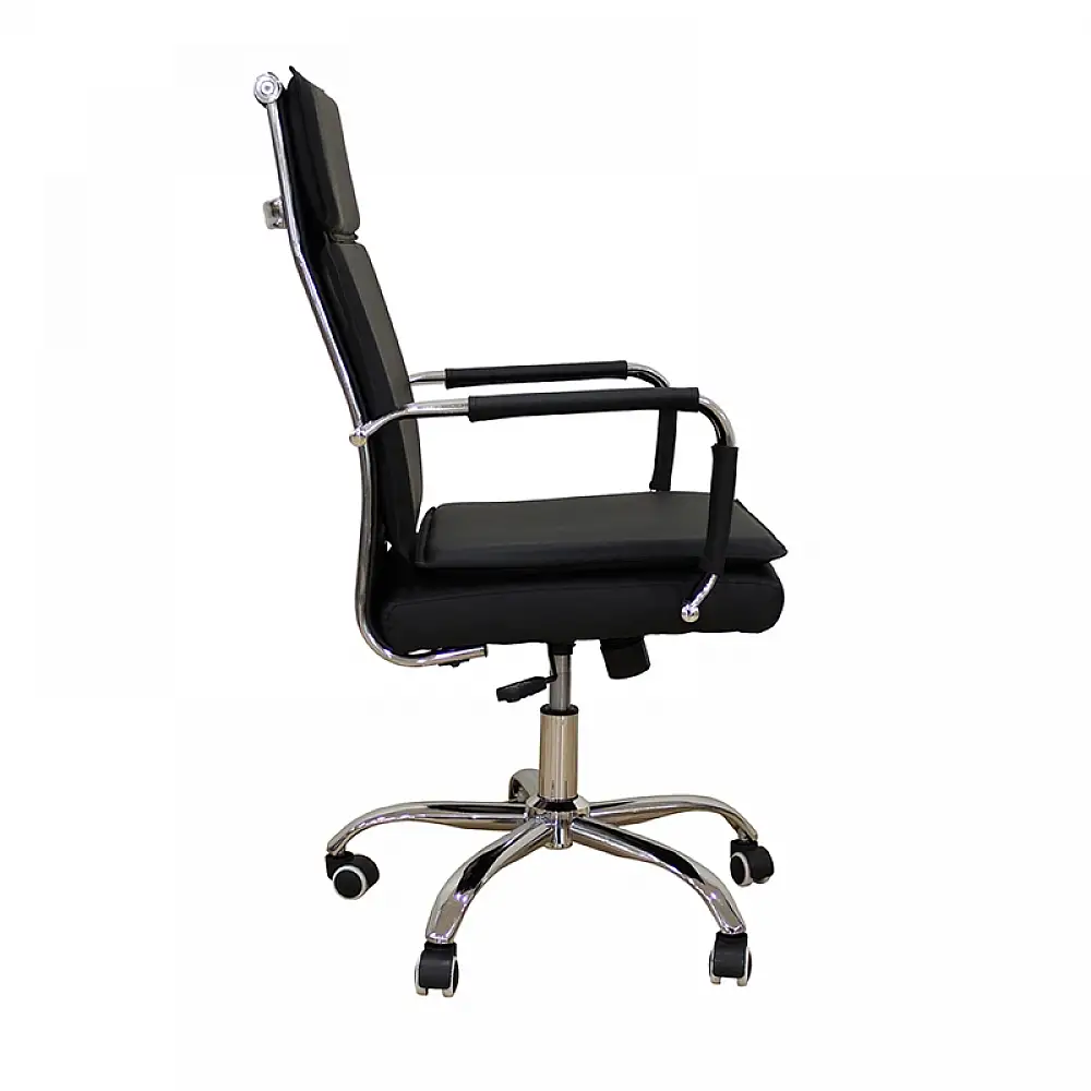 A9953 ΜΑΥΡΟ PU ΠΟΛΥΘΡΟΝΑ ΓΡΑΦΕΙΟΥ 59Χ62Χ48-99/57-108εκ.