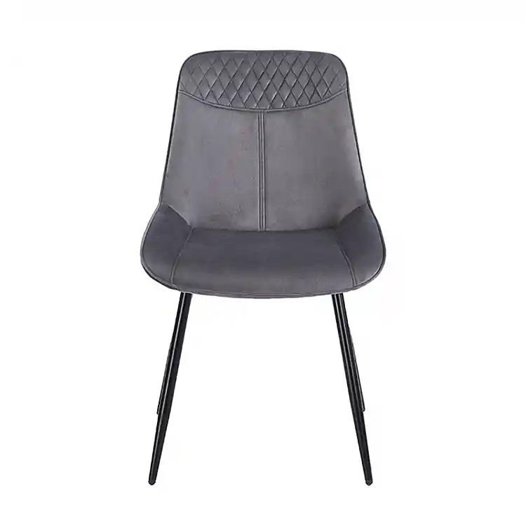 TEREA GREY VELVET ΥΦΑΣΜΑ ΚΑΡΕΚΛΑ ΜΕΤΑΛΛΙΚΗ 51X58X87εκ.