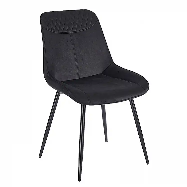 TEREA BLACK VELVET ΥΦΑΣΜΑ ΚΑΡΕΚΛΑ ΜΕΤΑΛΛΙΚΗ 51X58X87εκ.