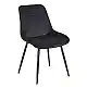 TEREA BLACK VELVET ΥΦΑΣΜΑ ΚΑΡΕΚΛΑ ΜΕΤΑΛΛΙΚΗ 51X58X87εκ.