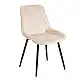 TEREA BEIGE VELVET ΥΦΑΣΜΑ ΚΑΡΕΚΛΑ ΜΕΤΑΛΛΙΚΗ 51X58X87εκ.