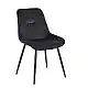 SILVIA BLACK VELVET ΥΦΑΣΜΑ ΚΑΡΕΚΛΑ ΜΕΤΑΛΛΙΚΗ 51X58X87εκ.