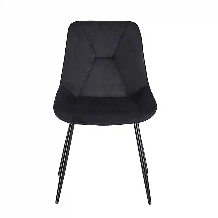 SILVIA BLACK VELVET ΥΦΑΣΜΑ ΚΑΡΕΚΛΑ ΜΕΤΑΛΛΙΚΗ 51X58X87εκ.