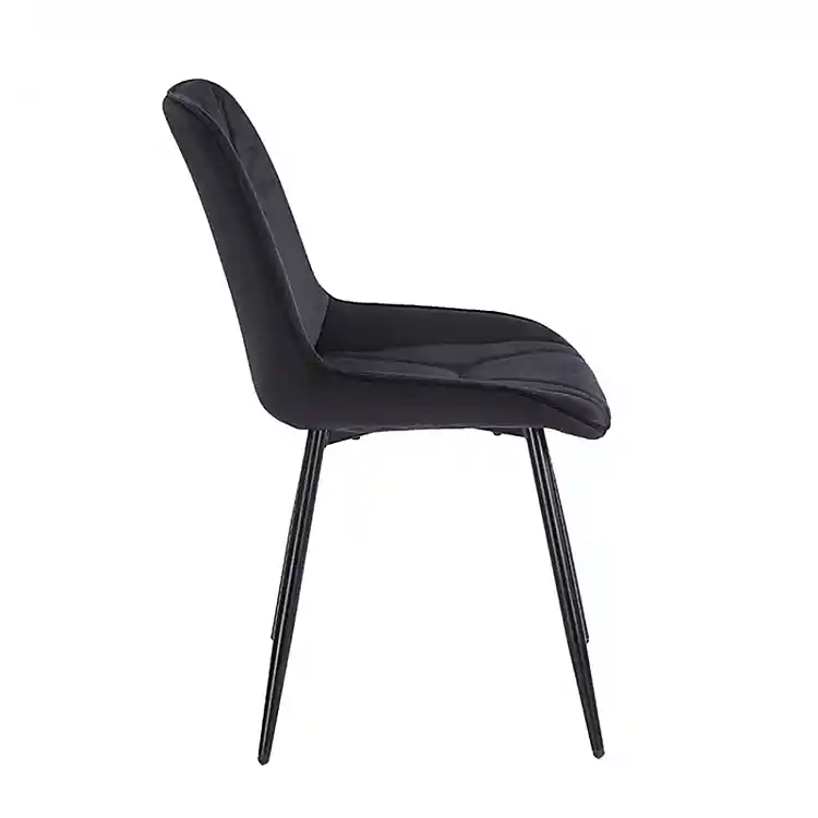 SILVIA BLACK VELVET ΥΦΑΣΜΑ ΚΑΡΕΚΛΑ ΜΕΤΑΛΛΙΚΗ 51X58X87εκ.