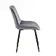 BONY GREY VELVET ΥΦΑΣΜΑ ΚΑΡΕΚΛΑ ΜΕΤΑΛΛΙΚΗ 51X58X87εκ.