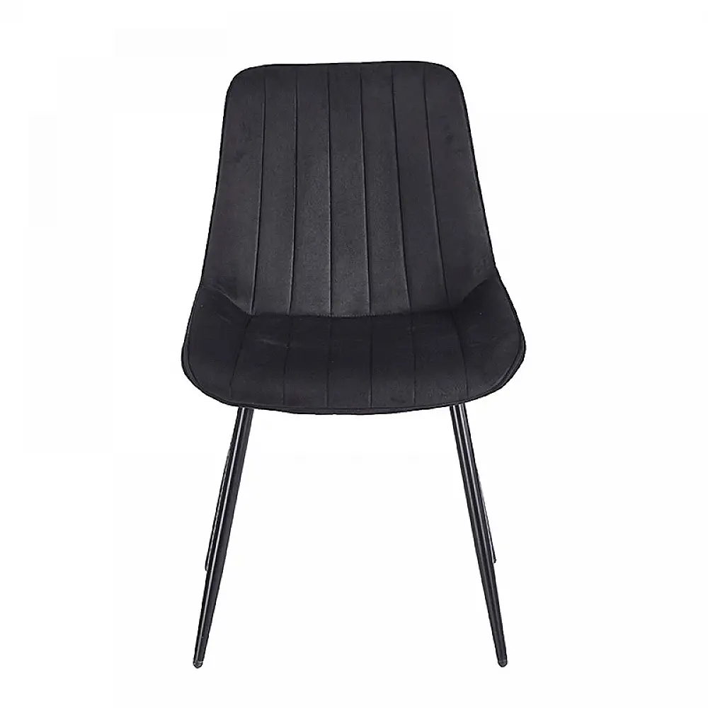 BONY BLACK VELVET ΥΦΑΣΜΑ ΚΑΡΕΚΛΑ ΜΕΤΑΛΛΙΚΗ 51X58X87εκ.