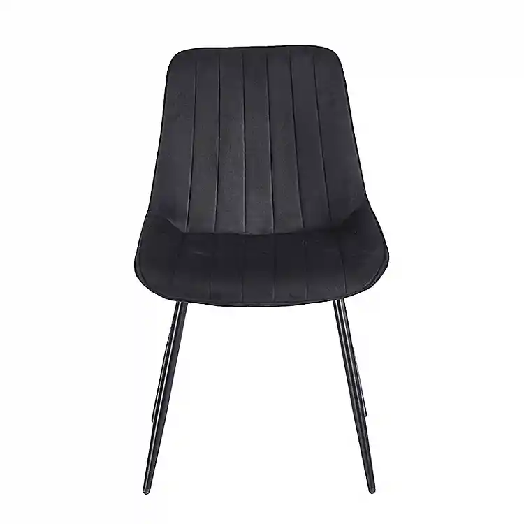 BONY BLACK VELVET ΥΦΑΣΜΑ ΚΑΡΕΚΛΑ ΜΕΤΑΛΛΙΚΗ 51X58X87εκ.
