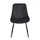 BONY BLACK VELVET ΥΦΑΣΜΑ ΚΑΡΕΚΛΑ ΜΕΤΑΛΛΙΚΗ 51X58X87εκ.