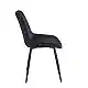 BONY BLACK VELVET ΥΦΑΣΜΑ ΚΑΡΕΚΛΑ ΜΕΤΑΛΛΙΚΗ 51X58X87εκ.