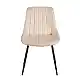 BONY BEIGE VELVET ΥΦΑΣΜΑ ΚΑΡΕΚΛΑ ΜΕΤΑΛΛΙΚΗ 51X58X87εκ.