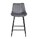 REPO GREY VELVET ΥΦΑΣΜΑ 66εκ. ΣΚΑΜΠΟ ΜΕΤΑΛΛΙΚΟ 48X49X66-96εκ.
