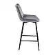 REPO GREY VELVET ΥΦΑΣΜΑ 66εκ. ΣΚΑΜΠΟ ΜΕΤΑΛΛΙΚΟ 48X49X66-96εκ.