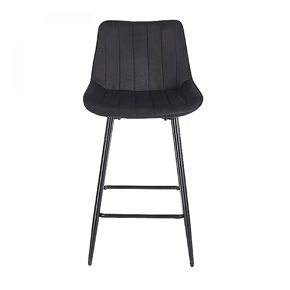 REPO BLACK VELVET ΥΦΑΣΜΑ 66εκ. ΣΚΑΜΠΟ ΜΕΤΑΛΛΙΚΟ 48X49X66-96εκ.