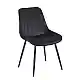 BONY BLACK VELVET ΥΦΑΣΜΑ ΚΑΡΕΚΛΑ ΜΕΤΑΛΛΙΚΗ 51X58X87εκ.