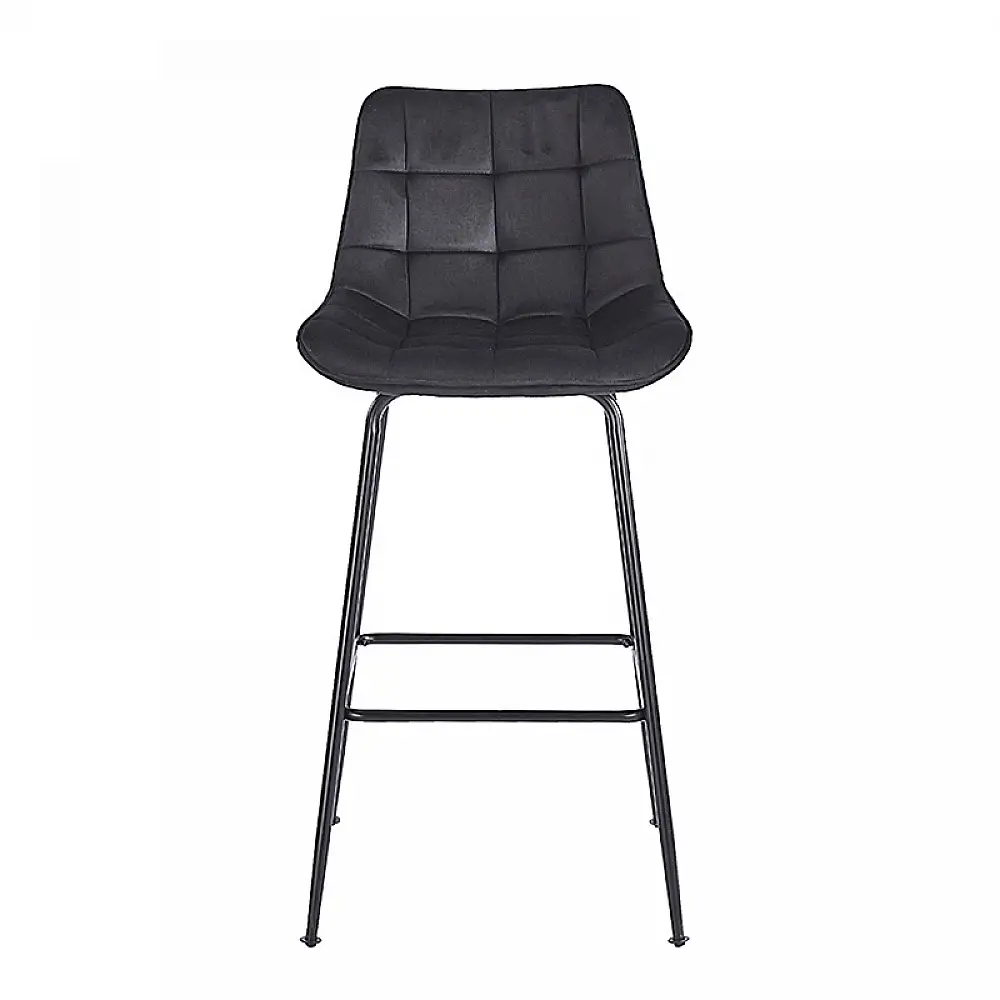 ERMINA BLACK VELVET ΥΦΑΣΜΑ 75εκ. ΣΚΑΜΠΟ ΜΕΤΑΛΛΙΚΟ 49X50X75-104εκ.