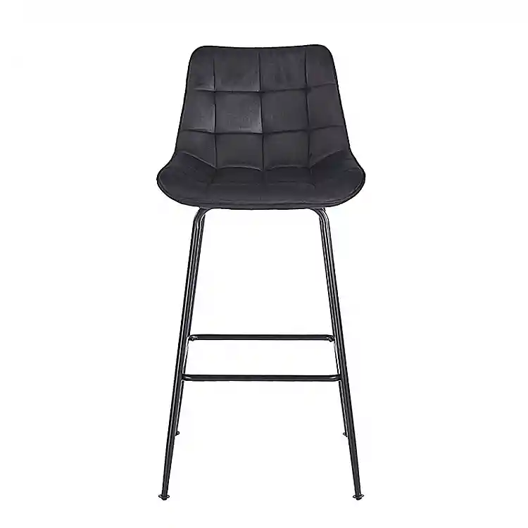 ERMINA BLACK VELVET ΥΦΑΣΜΑ 75εκ. ΣΚΑΜΠΟ ΜΕΤΑΛΛΙΚΟ 49X50X75-104εκ.