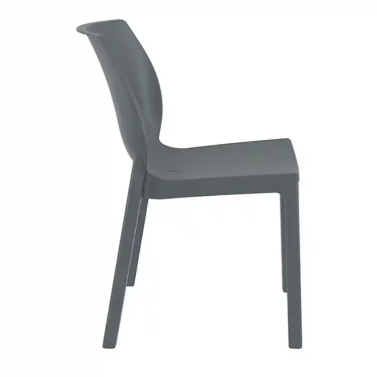 NORA DARK GREY ΚΑΡΕΚΛΑ ΠΟΛ/ΝΙΟΥ 51X59X80εκ.