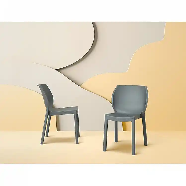 NORA DARK GREY ΚΑΡΕΚΛΑ ΠΟΛ/ΝΙΟΥ 51X59X80εκ.