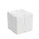 ENZO WHITE PU ΣΚΑΜΠΟ 31X31X31εκ.