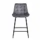 ERMINA GREY VELVET ΥΦΑΣΜΑ 64εκ. ΣΚΑΜΠΟ ΜΕΤΑΛΛΙΚΟ 49X50X64-94εκ.