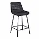 ERMINA BLACK VELVET ΥΦΑΣΜΑ 64εκ. ΣΚΑΜΠΟ ΜΕΤΑΛΛΙΚΟ 49X50X64-94εκ.
