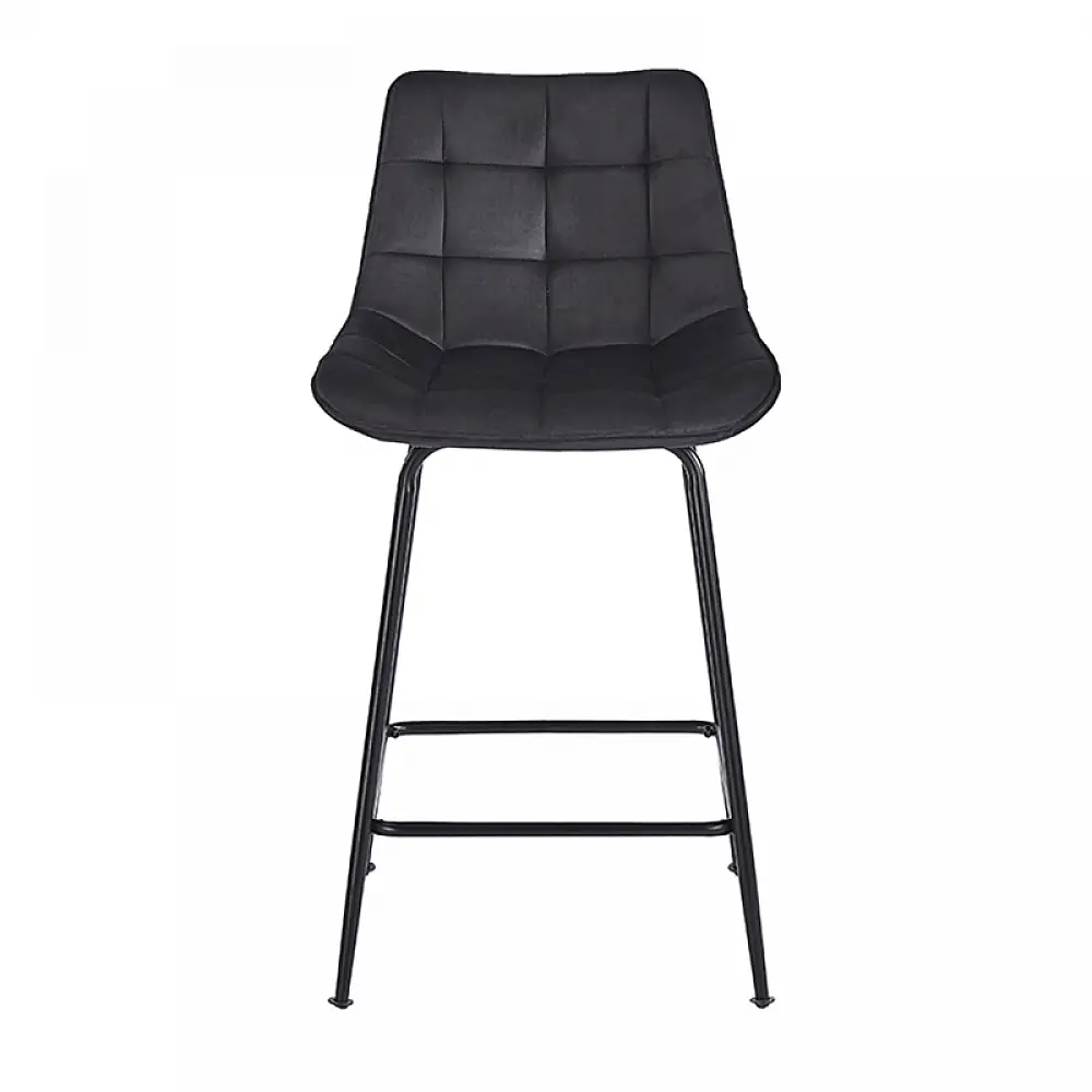 ERMINA BLACK VELVET ΥΦΑΣΜΑ 64εκ. ΣΚΑΜΠΟ ΜΕΤΑΛΛΙΚΟ 49X50X64-94εκ.