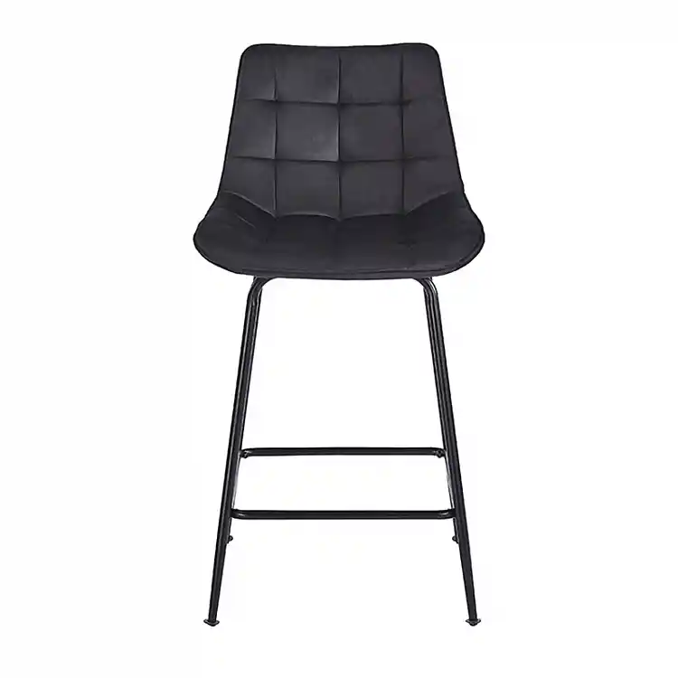 ERMINA BLACK VELVET ΥΦΑΣΜΑ 64εκ. ΣΚΑΜΠΟ ΜΕΤΑΛΛΙΚΟ 49X50X64-94εκ.