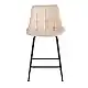 ERMINA BEIGE VELVET ΥΦΑΣΜΑ 64εκ. ΣΚΑΜΠΟ ΜΕΤΑΛΛΙΚΟ 49X50X64-94εκ.